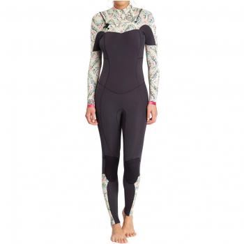 2017 Billabong Ladies Salty Dayz 4/3mm Steamer Chest Zip ALOE F44G16 Sizes- - Ladies 10