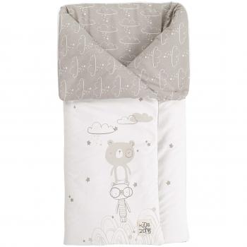 Jané Mims - Saco arrullo cuco acolochado, diseño Cloud