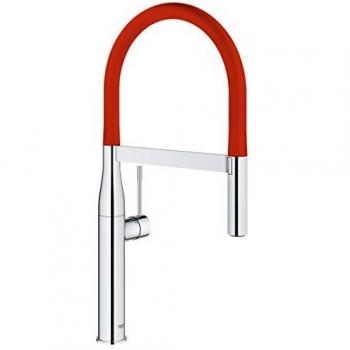 Grohe Essence New - Flexo para grifo de cocina Essence Profesional color rojo Ref. 124975