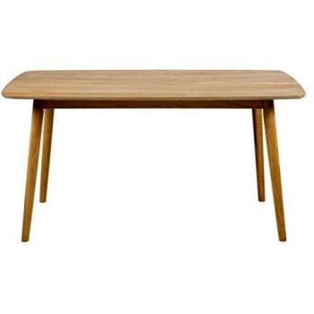 Mesa de Comedor Nagano, 150 x 80 cm, Madera Natural y MDF, Color Marrón