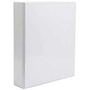 Carpeta de anillas canguro Fabrisa personalizable 2 anillas x 40 mm PVC A4 lomo 60 mm color blanco