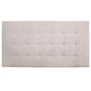 Cabecero Tapizado en Poliéster con Pliegues - Beige - 180 x 80 cm