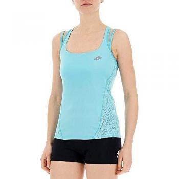 Lotto Paddle Tank+Bra W - Camiseta, Mujer, Verde