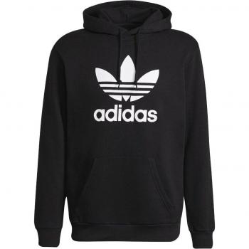 Adidas Trefoil Hoody, Hooded Sweater, Black, Mens, Sweatshirts, Model H06667