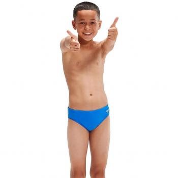 Bañador Speedo para niños Logo 6.5cm Brief Azul UK 15-16Y