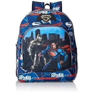 Batman & Superman Heroes F5/AC Mochila, Color Azul