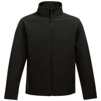 Regatta Professional Men's Breathable Ablaze Printable Softshell Jacket Black, Size: XXL