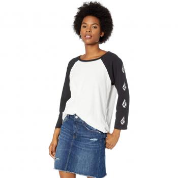 Volcom Pop Rocket Raglan White M