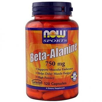 Now Foods Beta-Alanine 750mg - 120 Vegan Capsules