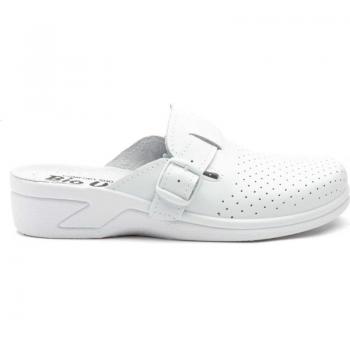 Zueco de Mujer LA VIDA ROSA BLANCO