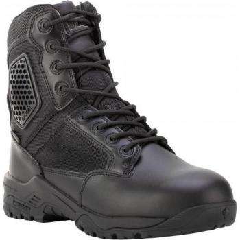 Magnum Strike Force 8.0 Waterproof Black Side-Zip Occupational Boots