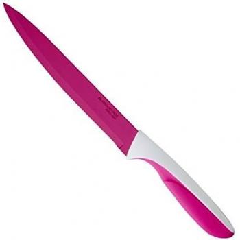 Renberg Q2202 Cuchillo de Cocina, Acero Inoxidable, Rosa, 33x5x5 cm