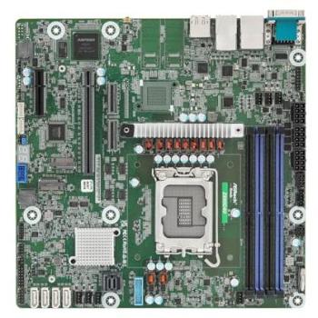 Placa Base ASRock Z890D4U Intel Z890 LGA 1851 DDR5 Micro ATX con RAID y soporte para IPMI