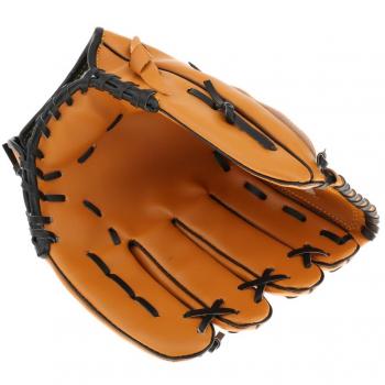 Deportes De Equipo 10.5 Pulgadas Zurdo Resistente Al Desgaste Juventud Marrón Guante De Béisbol