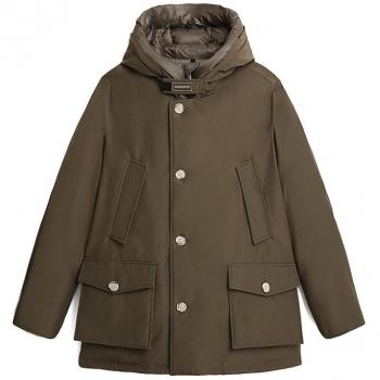 Woolrich Men's Green Parka Size S