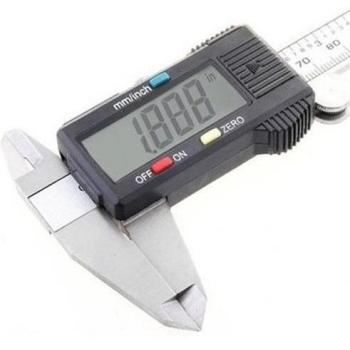 Accessotech 15,24 cm Calibre Vernier Digital micrómetro electrónico medición 150 mm Profundidad