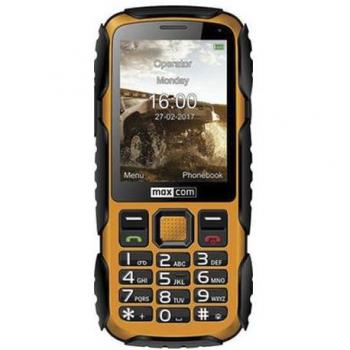 Teléfono Móvil Rugerizado Maxcom MM920, 2.8, 2Mpx, 2G, IP67, Negro-Amarillo