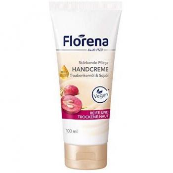 Crema de manos Florena con aceite de semilla de uva y aceite de soja 100ml
