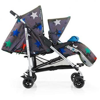 Cosatto Shuffle Megastar Tandem Cochecito, color gris