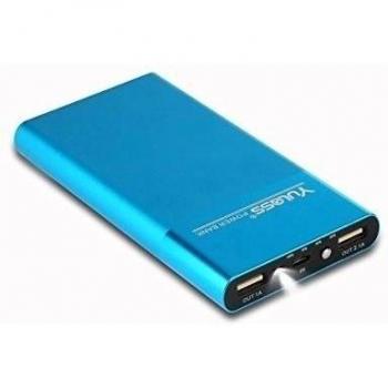 Yulass® Batería Externa Cargador Portátil movil de 10400mAH y Alta Energía Dual USB con Linterna para iPhone, iPad, Samsung, Motorola, HTC y todos los demás Smartphones