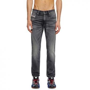 Diesel 2019 D-Strukt Slim Fit Jeans for Men - Black and Grey, Size W36