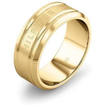 Anillo Mujer Tommy Hilfiger 2790505H, Anillo Tommy Hilfiger Mujer 2790505h 64cm, Tommy Hilfiger Anillo para hombre de acero inoxidable 64 oro 32024976