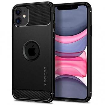 Funda Spigen Rugged Armor para iPhone 11 - Negro
