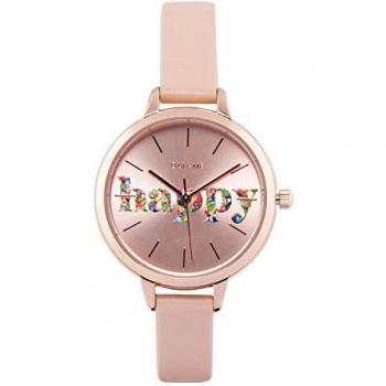 Oui & Me Fleurette Rose Gold Women's Quartz Watch with Leather Strap (Ø 32 mm)