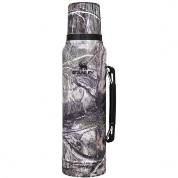 Botella Térmica Clásica Legendaria Stanley 1.0L Camuflaje Mossy Oak