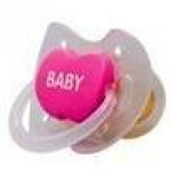 Chupete latex +6 meses rosa 2 un
