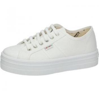 Zapatillas Deportivas de Niña VICTORIA 09200P Color Blanco Talla 32