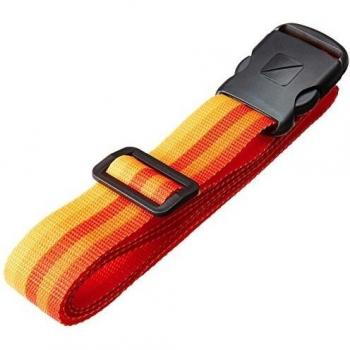 Mountain Warehouse Correa Cincha de Seguridad Viaje para Maletas Negros One Size