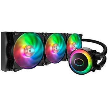 Cooler Master MasterLiquid ML360R RGB Refrigeración CPU a Liquido- Iluminación ARGB Sync, Diseño Bomba Premium y Ventiladores Triple MF120R ARGB, 394 x 119 x 27.2 mm