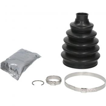Kit de fuelles para eje de transmisión SPIDAN 25847, incluye fuelles de goma resistentes a la abrasión, anillos de retención y lubricante, diseñado para garantizar un ajuste perfecto y una protección óptima contra la suciedad