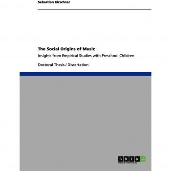 Los Orígenes Sociales de la Música: Perspectivas de Estudios Empíricos con Niños en Edad Preescolar
