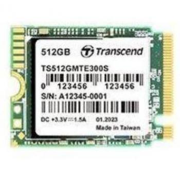 Transcend MTE300S 512GB NVMe Solid State Drive with PCI Express 3.0 and 3D NAND Technology