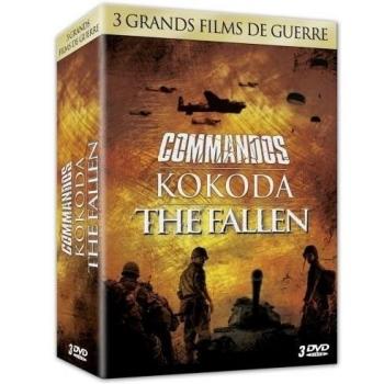 3 grands films de guerre - Coffret n° 1 : Commandos + Kokoda : Le 39ème bataillon + The Fallen [Francia] [DVD]
