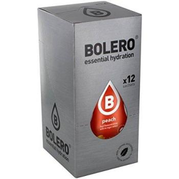 Bolero Bebida Instantánea sin Azúcar, Sabor Melocotón - Paquete de 12 x 9 gr - Total: 108 gr
