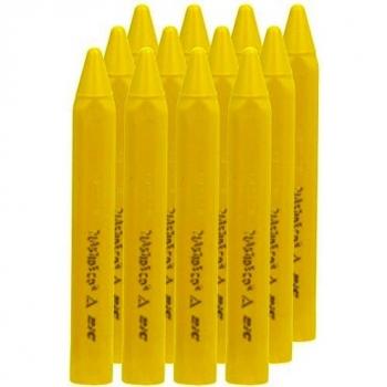 Plastidecor 816 - Ceras, caja de 12 unidades, color amarillo