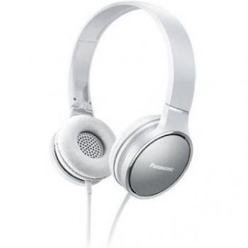 Panasonic RP-HF300E-W Auriculares circumaural alámbrico 3.5 mm, Color Gris y Blanco