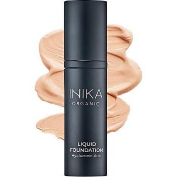 INIKA Certified Organic Liquid Foundation with Hyaluronic Acid - Beige