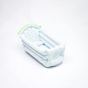 Plastimyr - Bañera Hinchable Bebé Estrellas y Sky | Bañera Portátil para Llevar de Viaje, a la Piscina o a la Playa - Medidas 66x38x29,5 cm