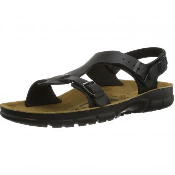 Birkenstock Women's Saragossa Black Birkoflor Sandals - Size 39