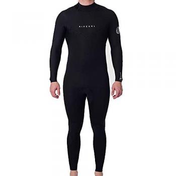 Rip Curl Traje de Neopreno Dawn Patrol 4/3 mm Steamer con Cremallera en la Espalda, Manga Larga, Forro de Estiramiento fácil, Color Negro