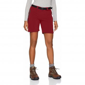 Izas Mesa Pantalón Corto, Mujer, Rojo Mineral/Gris Oscuro, XL