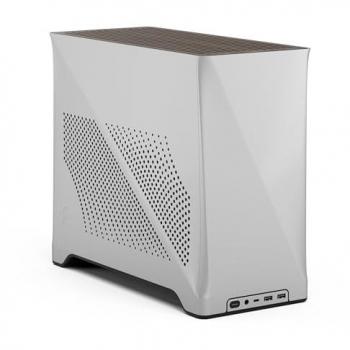 Caja de Torre Mini-ITX Fractal Design Era 2 Plata con Tapa de Madera FD-C-ERA2N-01