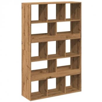 Estantería de madera de ingeniería roble artisan 100x33x156,5 cm