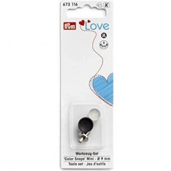 Prym Love Color Snaps Fasteners Mini Juego de Herramientas, Multicolor, Talla única