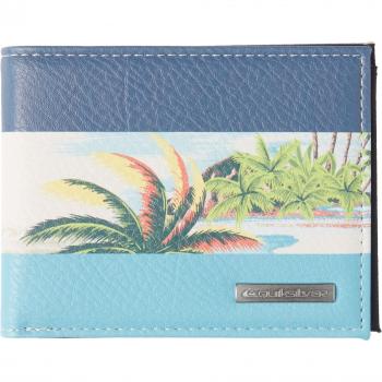 Cartera de hombre Quiksilver Freshness Azul Tricolor Tropical Wallet
