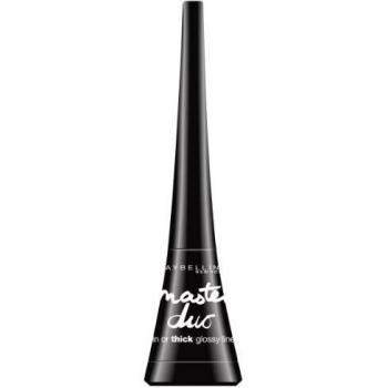Delineador Líquido Brillante Maybelline Master Duo - Negro Lacado 24H Waterproof